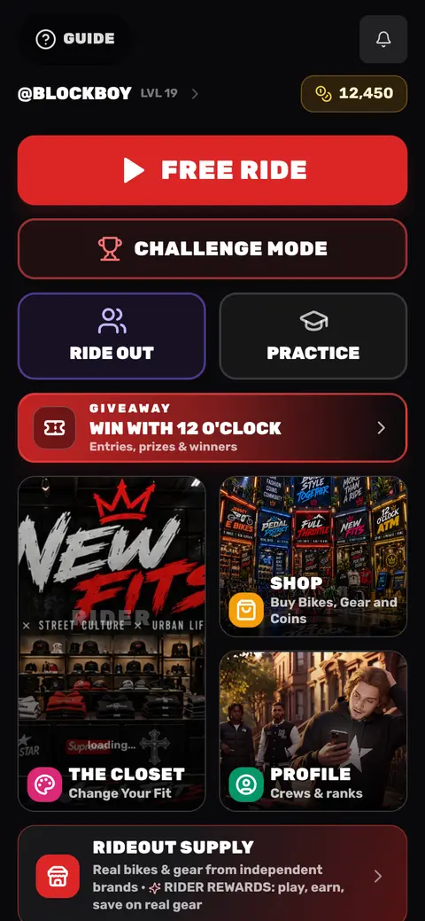 HOME screen