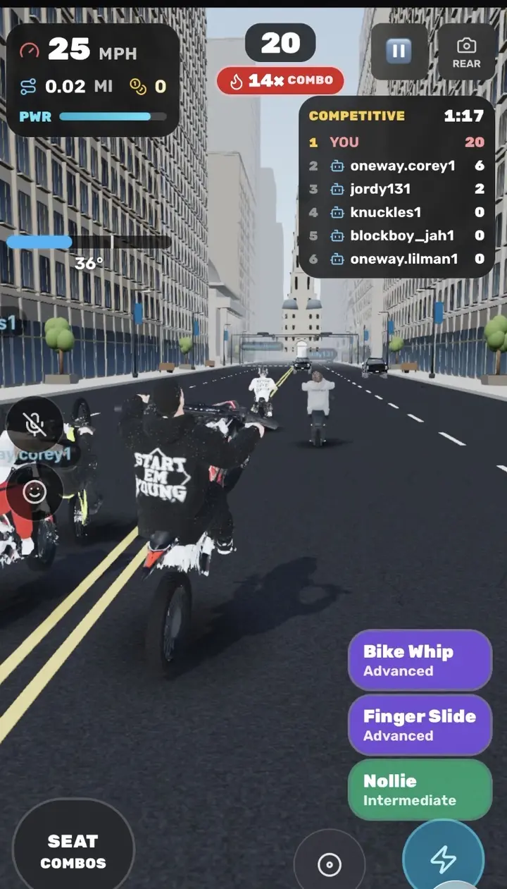 COMPETITIVE RIDE OUT